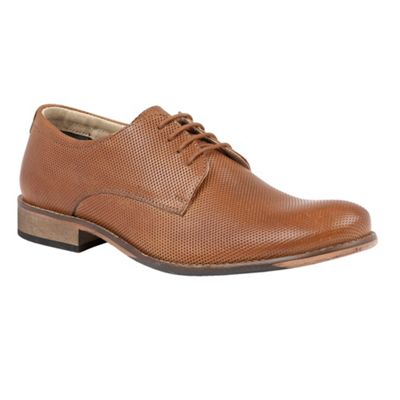 Tan leather 'Camden' lace up shoes